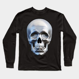 Metal Skull (art1) Long Sleeve T-Shirt